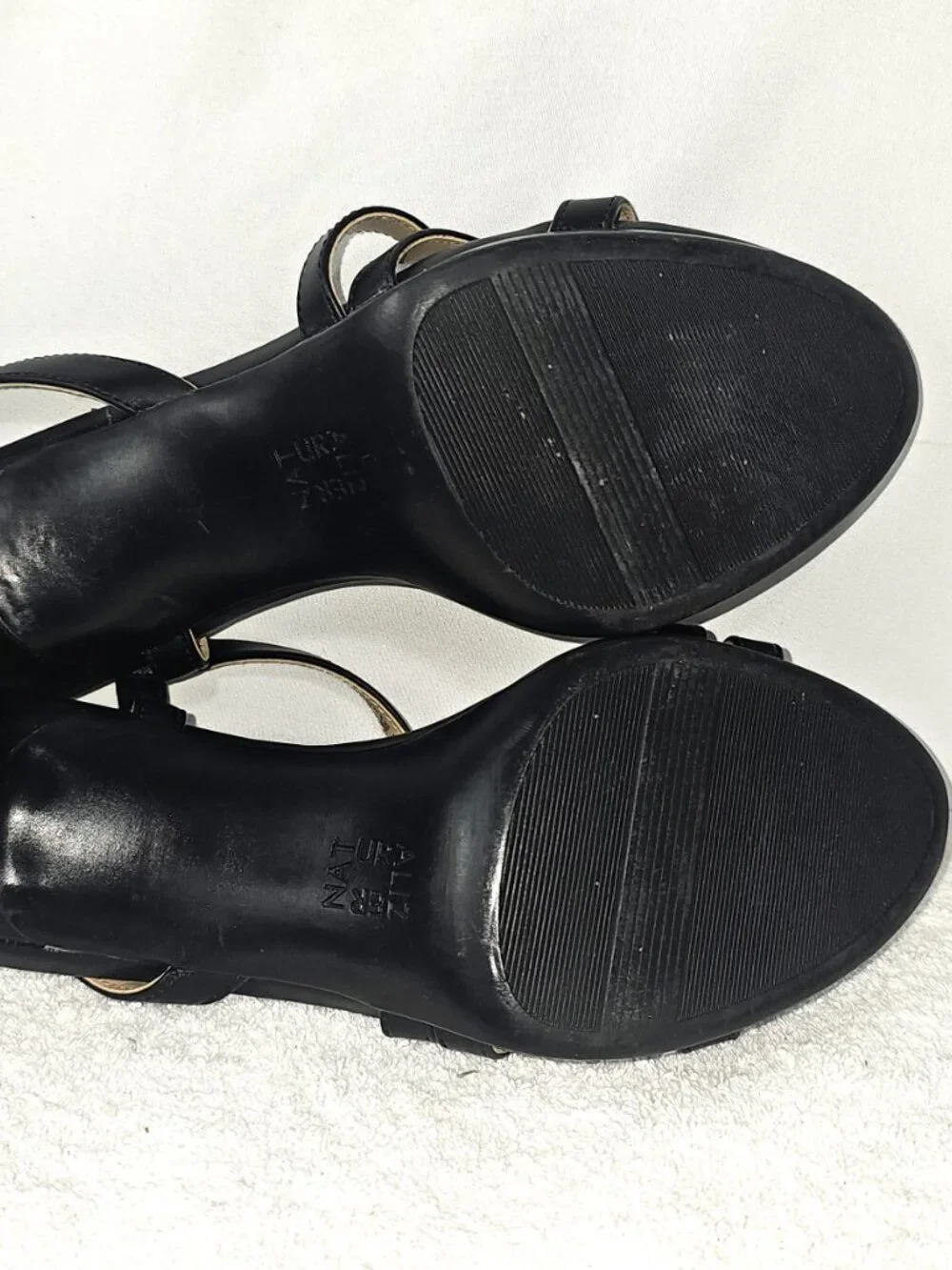 Naturalizer Brenta Strappy Heeled Sandals - Black 9.5